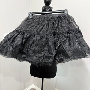 Women’s black tutu skirt